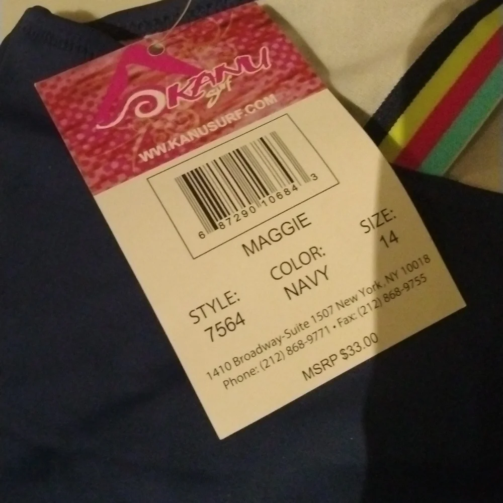 Girls' Maggie UPF 50+ Beach‎ Sport Athletic One Piece Swimsuit